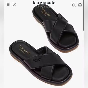 Kate Spade Black Rio Slide Sandals Size 9